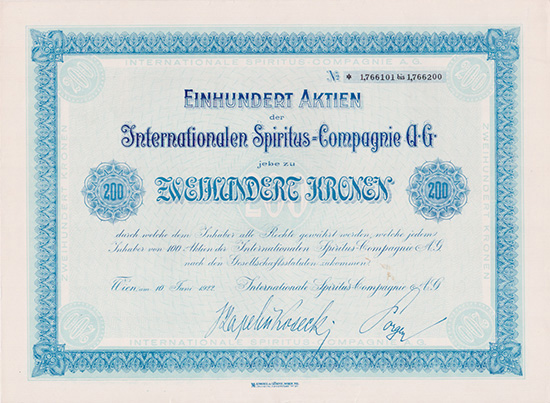 Internationale Spiritus-Compagnie AG