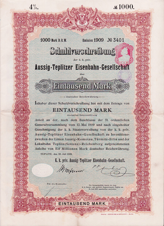 K. k. privilegirte Aussig-Teplitzer Eisenbahn-Gesellschaft