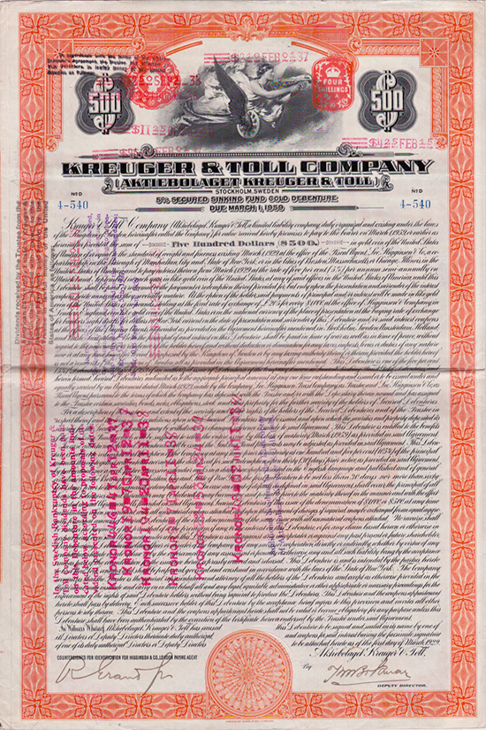 Kreuger & Toll Company (Aktiebolaget Kreuger & Toll)