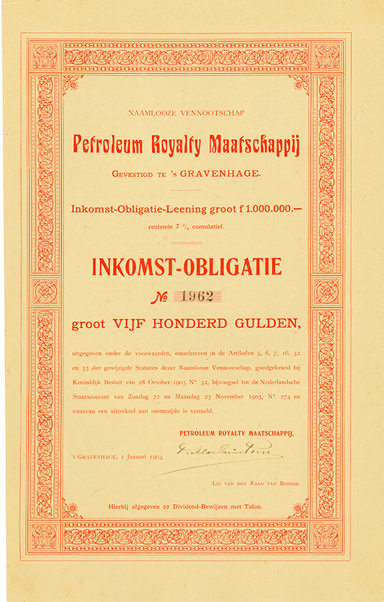 Naamlooze Vennootschap Petroleum Royalty Maatschappij