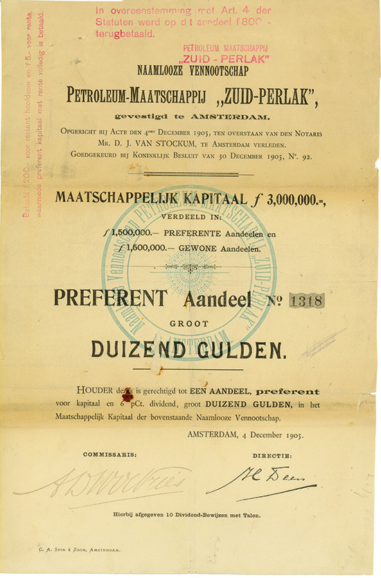 Naamlooze Vennootschap Petroleum-Maatschappij 