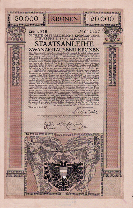 Österreich - 6. Kriegsanleihe
