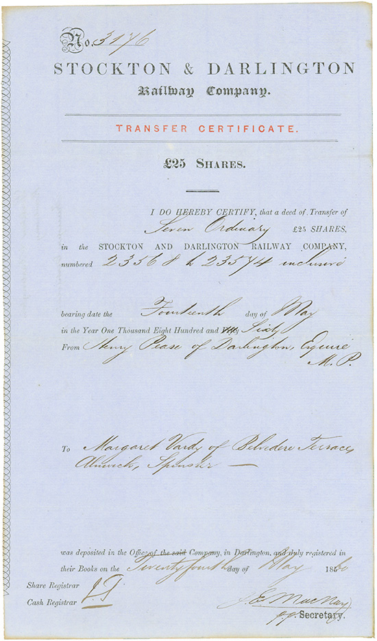 Stockton & Darlington Railway Company