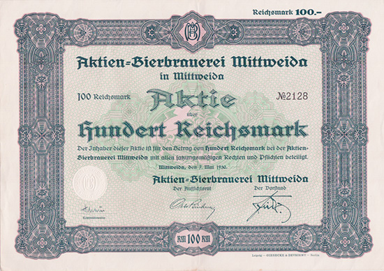 Aktien-Bierbrauerei Mittweida