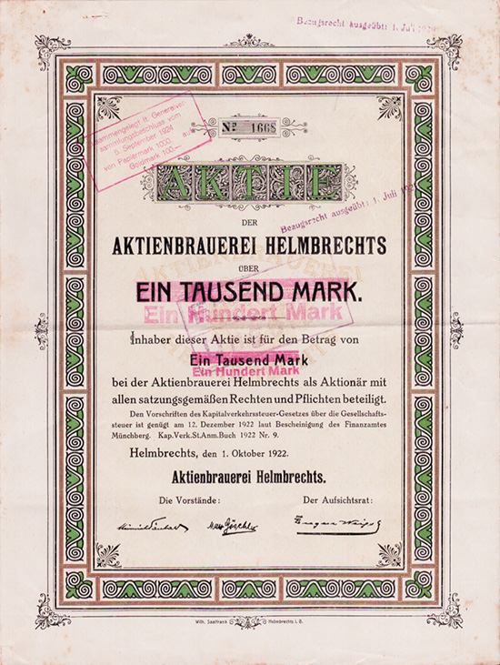 Aktienbrauerei Helmbrechts