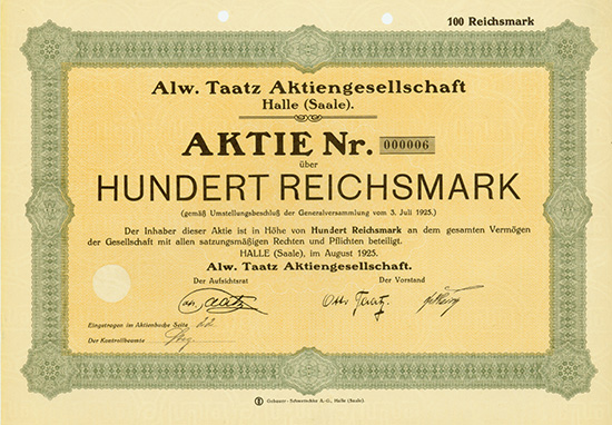 Alw. Taatz AG