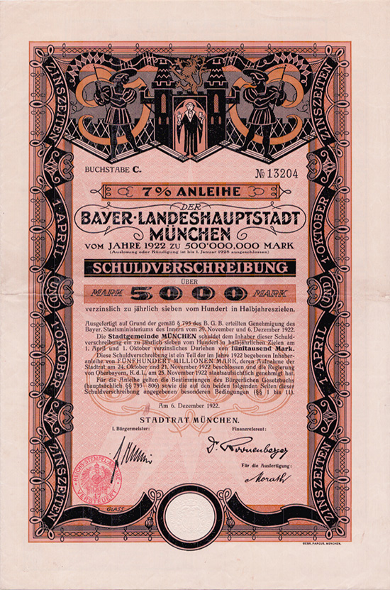 Bayer. Landeshauptstadt München