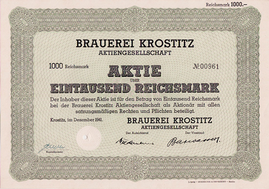 Brauerei Krostitz AG