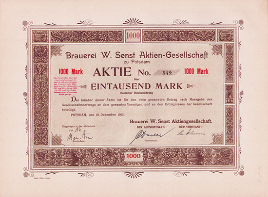 Brauerei W. Senst AG