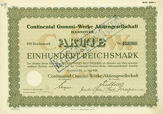 Continental Gummi-Werke AG