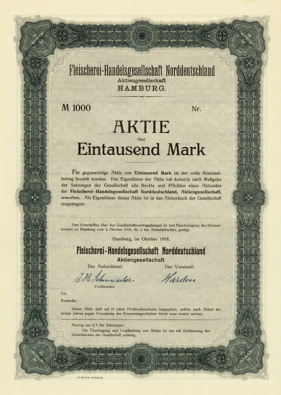 Fleischerei-Handelsgesellschaft Norddeutschland AG