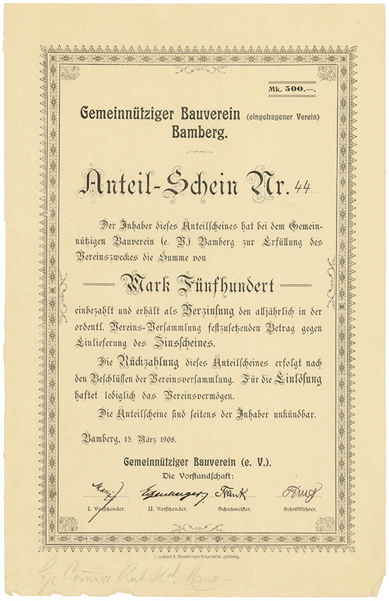 Gemeinnütziger Bauverein (eingetragener Verein) Bamberg