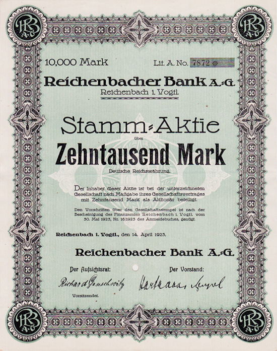 Reichenbacher Bank AG