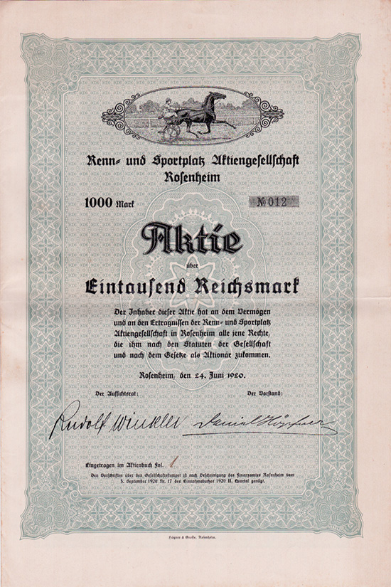 Renn- und Sportplatz AG Rosenheim