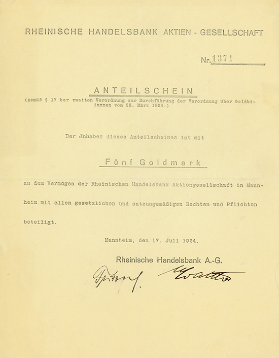 Rheinische Handelsbank AG