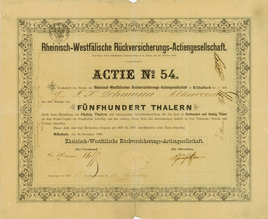 Rheinisch-Westfälische Rückversicherungs-AG