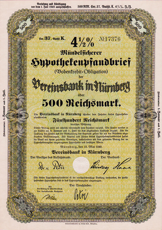 Vereinsbank in Nürnberg [2 Stück]