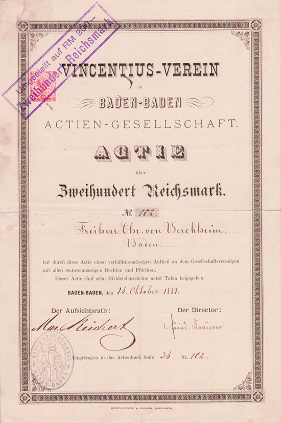 Vincentius-Verein in Baden-Baden AG