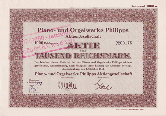 Piano- und Orgelwerke Philipps AG