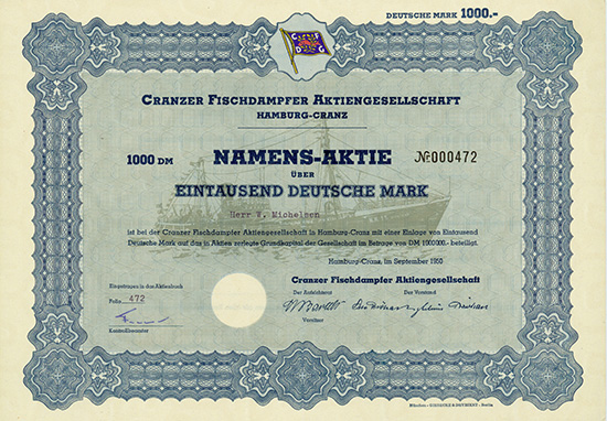 Cranzer Fischdampfer AG