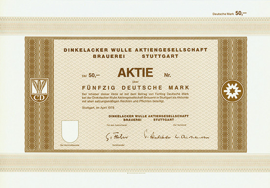 Dinkelacker Wulle Brauerei AG