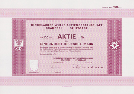 Dinkelacker Wulle Brauerei AG