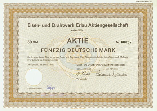Eisen- und Drahtwerk Erlau AG