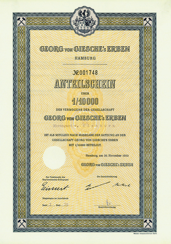 Georg von Giesche's Erben