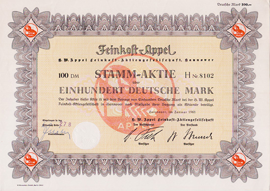 H. W. Appel Feinkost-AG