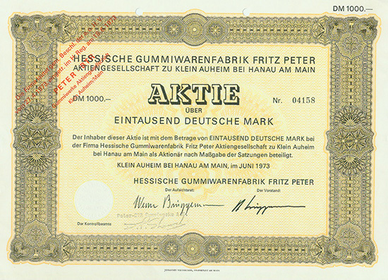 Hessische Gummiwarenfabrik Fritz Peter AG