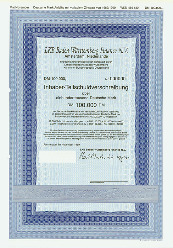 LKB Baden-Württemberg Finance N.V.