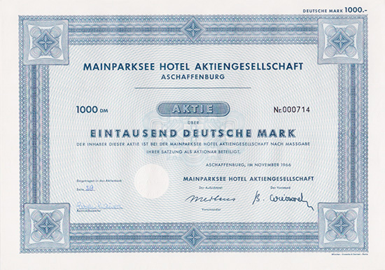 Mainparksee Hotel AG