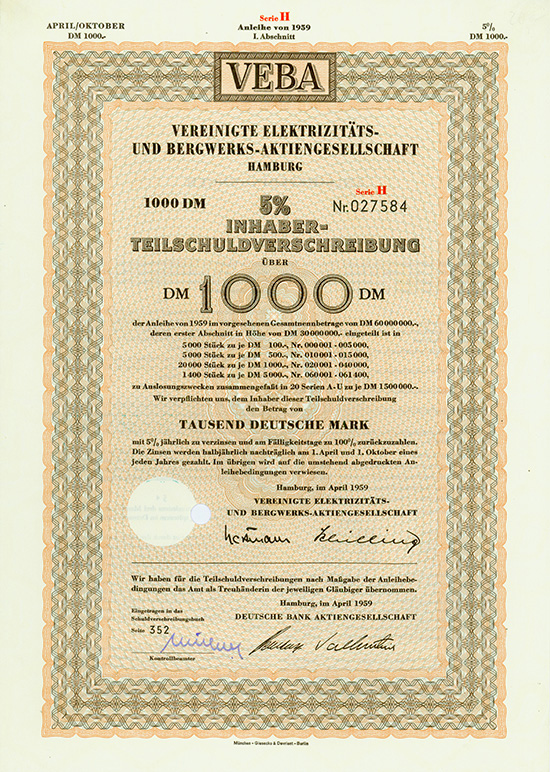 Vereinigte Elektrizitäts- und Bergwerks-AG