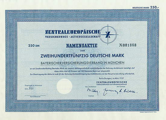 Zentraleuropäische Versicherungs-AG