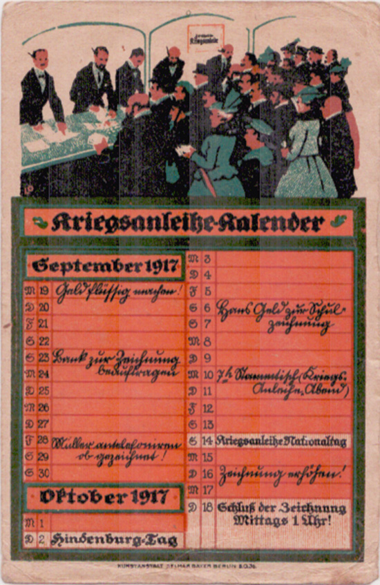 Kriegsanleihe-Kalender