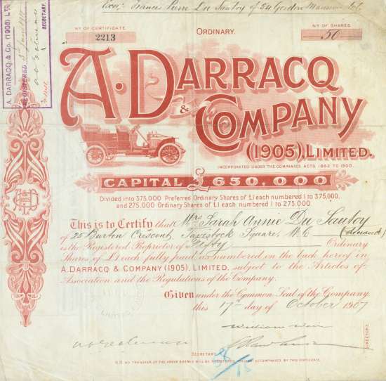 A. Darracq & Company (1905) Limited