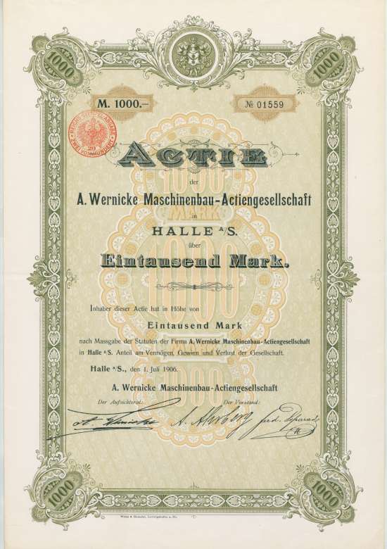 A. Wernicke Maschinenbau-AG