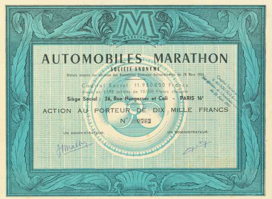 Automobiles Marathon Société Anonyme 
