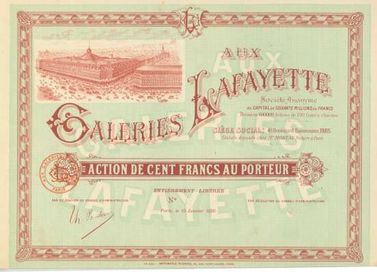 Aux Galeries Lafayette S.A.