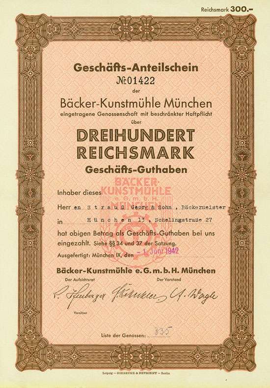 Bäcker-Kunstmühle München eGmbH