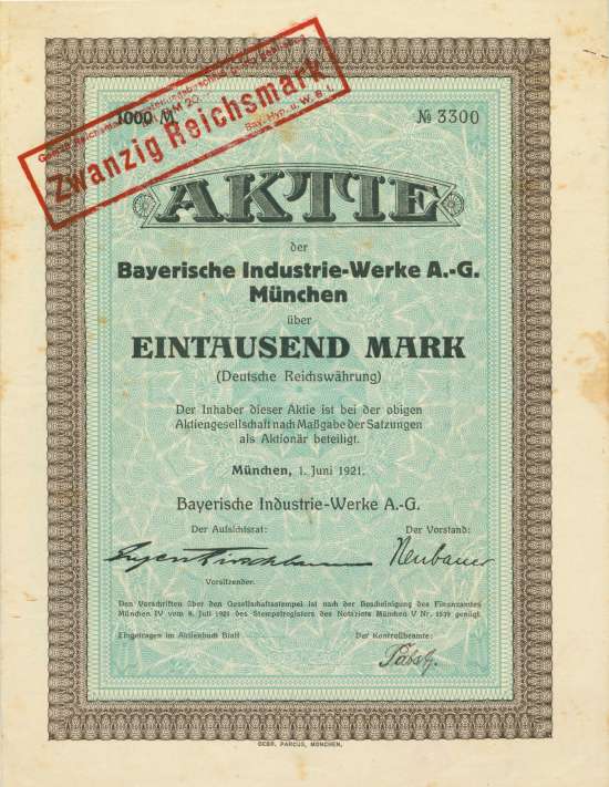 Bayerische Industrie-Werke A.-G.