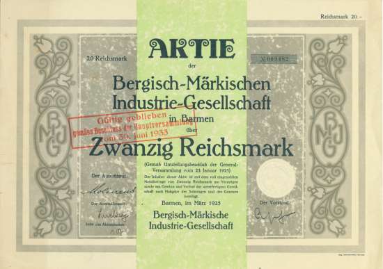 Bergisch-Märkische Industrie-Gesellschaft