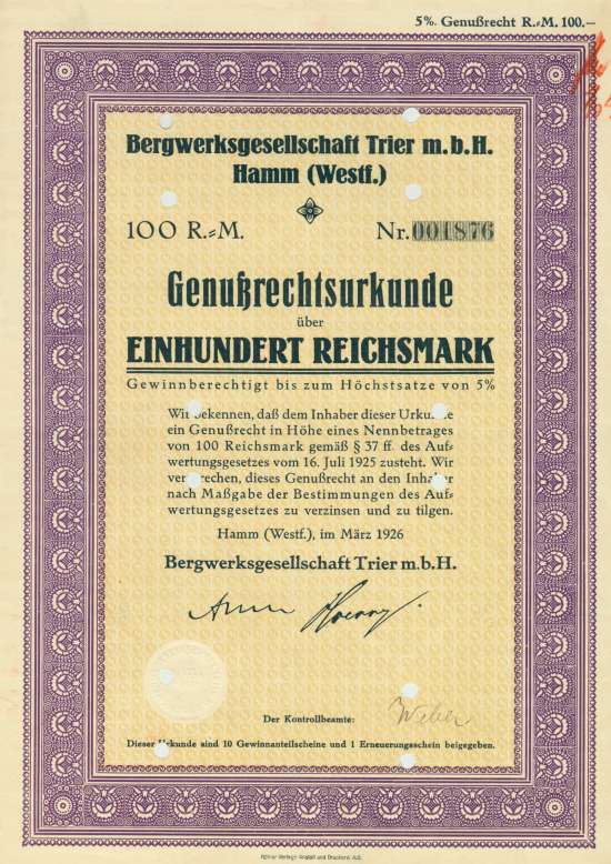 Bergwerksgesellschaft Trier m.b.H.