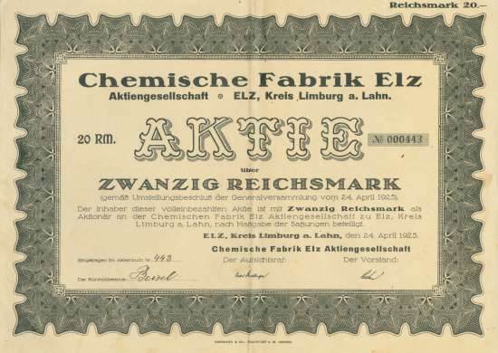 Chemische Fabrik Elz AG