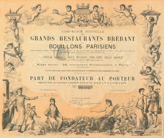 Compagnie Nouvelle des Grands Restaurants Brébant et Bouillons Parisiens