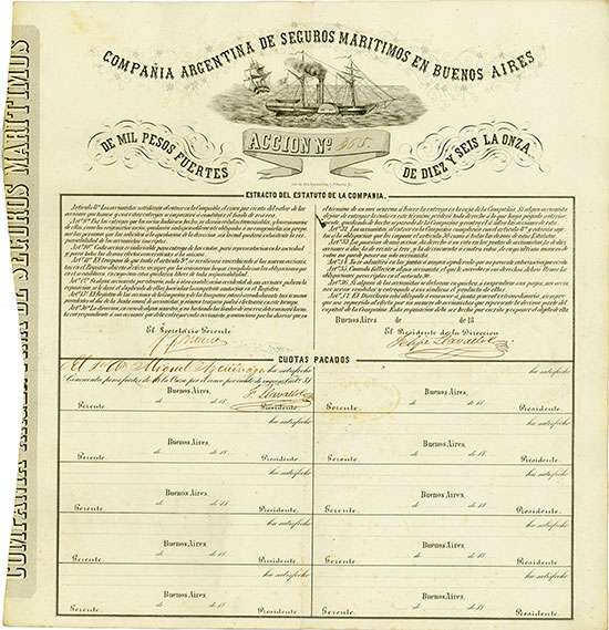 Compañia Argentina de Seguros Maritimos en Buenos Aires