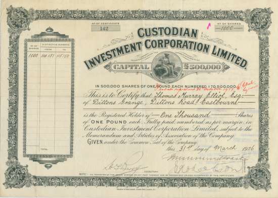 Custodian Investment Corporation Limited