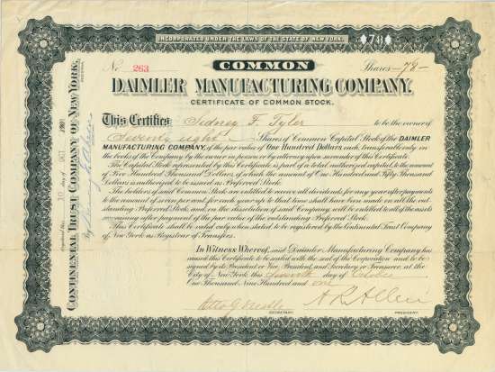 Daimler Manufacturing Company