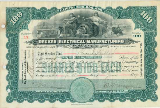 Decker Electrical Manufacturig Company