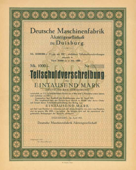 Deutsche Maschinenfabrik AG